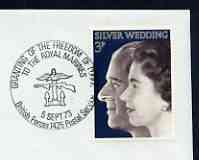 Postmark - Great Britain 1973 cover bearing illustrated cancellation for Granting the Royal Marines the Freedom of Poole (BFPS)