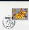Postmark - Great Britain 1974 card bearing illustrated cancellation for Farnborough International (BFPS)