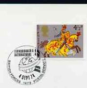 Postmark - Great Britain 1974 card bearing illustrated cancellation for Farnborough International (BFPS)