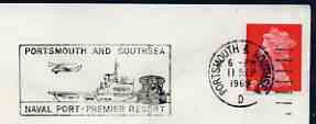 Postmark - Great Britain 1969 cover bearing illustrated slogan cancellation for 'Portsmouth & Southsea Navy Port'