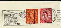 Postmark - Great Britain 1965 cover bearing illustrated slogan cancellation for Buxton Festival of Music