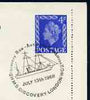 Postmark - Great Britain 1968 cover bearing illustrated cancellation for HMS Discovery Row Antarctic Exhibition