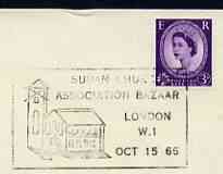 Postmark - Great Britain 1966 cover bearing illustrated cancellation for Sudan Church Association