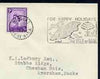 Postmark - Great Britain 1964 cover bearing illustrated slogan cancellation for For Happy Holidays - The Isle of Man
