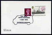 Postmark - Great Britain 1974 cover bearing special illustrated cancellation 'Post Buses arrive in Berkshire'