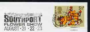 Postmark - Great Britain 1975 cover bearing illustrated slogan cancellation for Southport Flower Show