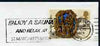 Postmark - Great Britain 1974 cover bearing slogan cancellation for 'Enjoy a Sauna & Relax at St Margaret's Baths' (Leicester)