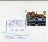 Postmark - Great Britain 1975 cover bearing illustrated cancellation for First Flight, Super Trident 3 (Hatfield)