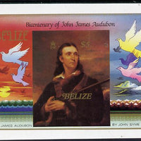 Belize 1985 Birth Bicentenary of John Audubon (Birds) $5 imperf m/sheet unmounted mint (SG MS 826)
