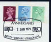Postmark - Great Britain 1979 cover bearing illustrated cancellation for British Library