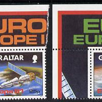 Gibraltar 1991 Europa (Space) set of 2 values unmounted mint, SG 649-50*