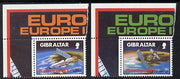 Gibraltar 1991 Europa (Space) set of 2 values unmounted mint, SG 649-50*