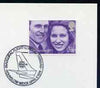 Postmark - Great Britain 1974 cover bearing illustrated cancellation for Inaugural Flight London to Trinidad by BWIA