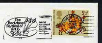 Postmark - Great Britain 1975 cover bearing illustrated slogan cancellation for the Hartshead festival of Arts & Crafts