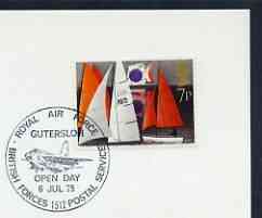 Postmark - Great Britain 1975 cover bearing illustrated cancellation for Open Day at RAF Gutersloh (BFPS)