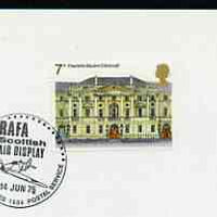Postmark - Great Britain 1975 card bearing illustrated cancellation for RAFA Scottish Air Display (BFPS)