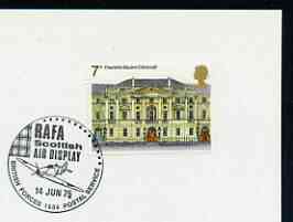 Postmark - Great Britain 1975 card bearing illustrated cancellation for RAFA Scottish Air Display (BFPS)