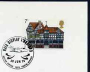 Postmark - Great Britain 1975 cover bearing illustrated cancellation for RAFA Display, Woodford (BFPS)