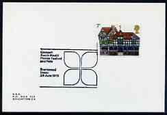 Postmark - Great Britain 1975 cover bearing illustrated cancellation for South Weald Flower Festival & Fete