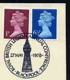 Postmark - Great Britain 1978 cover bearing illustrated cancellation for Royal British Legion Conference (Blackpool)