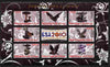 Congo 2010 Mushrooms & Fauna #02 perf sheetlet containing 8 values plus Scouts label unmounted mint