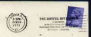 Postmark - Great Britain 1978 cover bearing illustrated slogan cancellation for The Artful Butterfly Exhibition
