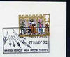 Postmark - Great Britain 1974 card bearing illustrated cancellation for Biggin Hill Air Fair, (BFPS)