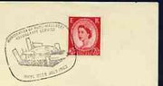 Postmark - Great Britain 1962 cover bearing illustrated cancellation for Inauguration of Rhyl-Walasey Hovercraft service
