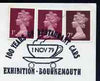 Postmark - Great Britain 1979 cover bearing illustrated cancellation for 100 Years of Restaurant Cars Exhibition, Bournemouth