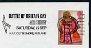 Postmark - Great Britain 1973 cover bearing illustrated cancellation for the Battle of Britain Day Air Show at RAF Cottesmore