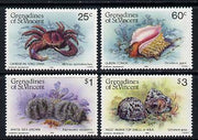 St Vincent - Grenadines 1985 Shell Fish set of 4 unmounted mint SG 360-3