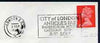 Postmark - Great Britain 1969 cover bearing slogan cancellation for 'City of London Antiques Fair'