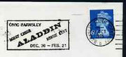 Postmark - Great Britain 1975 cover bearing slogan cancellation for 'Aladin' at Civic, Barnsley