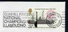 Postmark - Great Britain 1974 cover bearing illustrated slogan cancellation for Dunhill Fireball National Championship, Llandudno