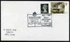 Postmark - Great Britain 1975 cover bearing illustrated cancellation for Shropshire County Library, 50th Birthday