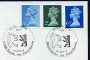 Postmark - Great Britain 1979 cover bearing illustrated cancellation for Berlin Tatoo (BFPS)