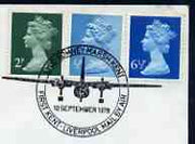 Postmark - Great Britain 1979 cover bearing illustrated cancellation for first Kent - Liverpool Mail by Air
