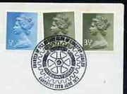 Postmark - Great Britain 1977 cover bearing illustrated cancellation for Charter of the Rotary Club of Coventry
