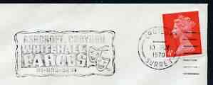 Postmark - Great Britain 1970 cover bearing illustrated slogan cancellation for 'Whitehall Farces' at Ashcroft Theatre