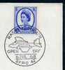 Postmark - Great Britain 1968 cover bearing illustrated cancellation for Open Day at RAF Wildenrath (BFPO 42)