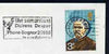 Postmark - Great Britain 1974 cover bearing illustrated slogan cancellation for The Samaritans, Distress, despair' Bognor