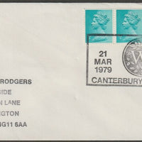 Postmark - Great Britain 1979 cover bearing illustrated cancellation for Womens Institute, Canterbury