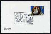 Postmark - Great Britain 1974 card bearing special cancellation for Silver Jubilee of Morley Rotary Club