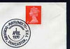 Postmark - Great Britain 1970 cover bearing illustrated cancellation for Mayflower '70, Scrooby, Doncaster