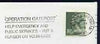Postmark - Great Britain 1975 cover bearing illustrated slogan cancellation for 'Operation Gatepost - Help emergency services'