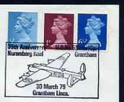Postmark - Great Britain 1979 cover bearing illustrated cancellation for 35th Anniversary of HQ No.5 Bomber Group