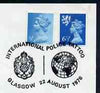 Postmark - Great Britain 1976 cover bearing illustrated cancellation for International Police Tattoo, Glasgow