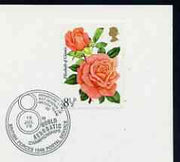 Postmark - Great Britain 1976 card bearing illustrated cancellation for Departure from RAF Hendon to World Aerobatic Championships (BFPS)