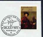 Postmark - Great Britain 1973 cover bearing illustrated cancellation for RAF Gaydon Air Display