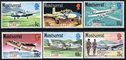 Montserrat 1971 Anniversary of LIAT (Leeward Is Air Transport) perf set of 6 unmounted mint, SG 280-85